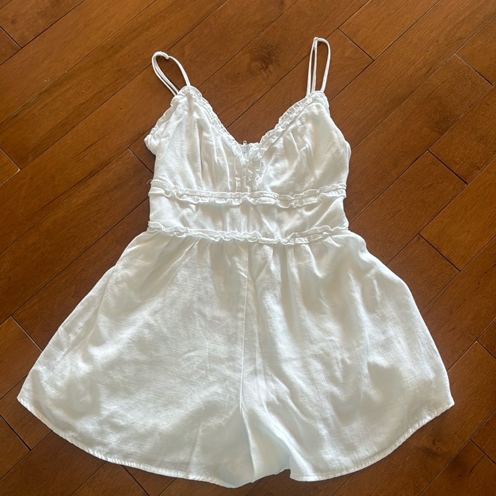 Mi Ami white romper